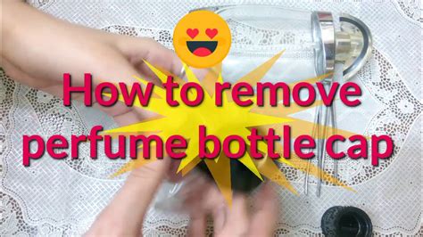 how to remove replica perfume cap|How to Remove/open perfume bottle cap/top using minus screw .